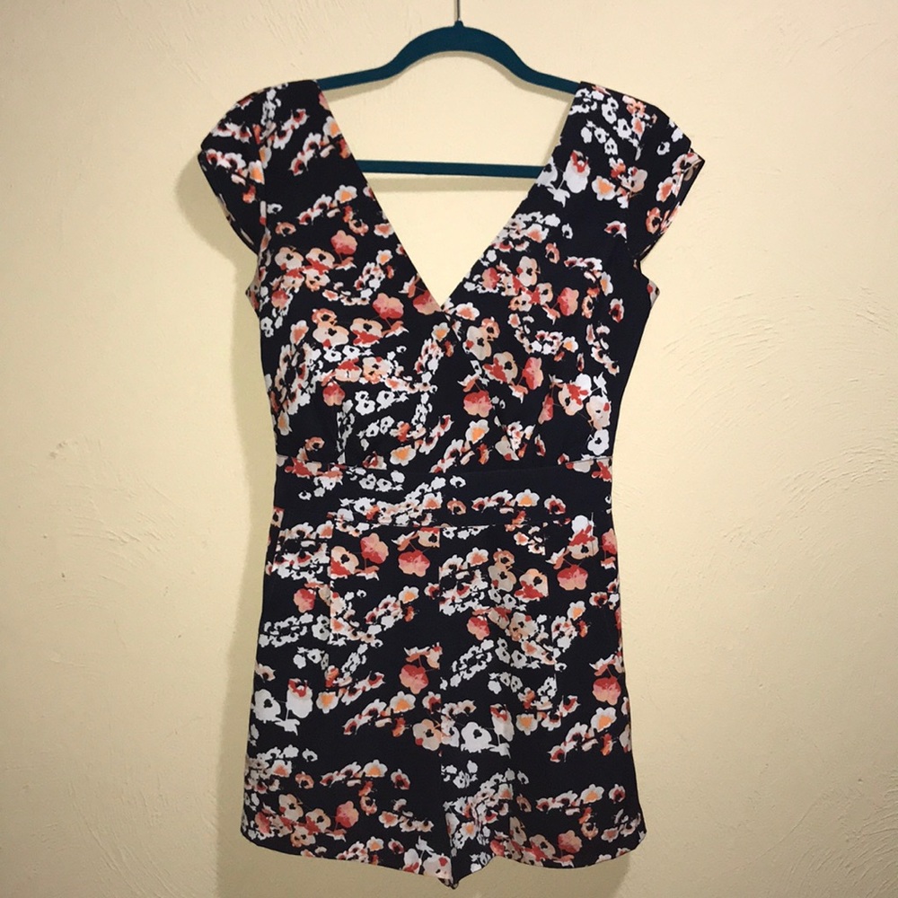 Floral Bebe romper